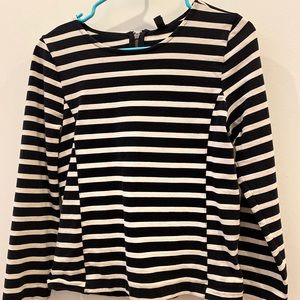 J. Crew Fitted Long Sleeved Biz Casual Top